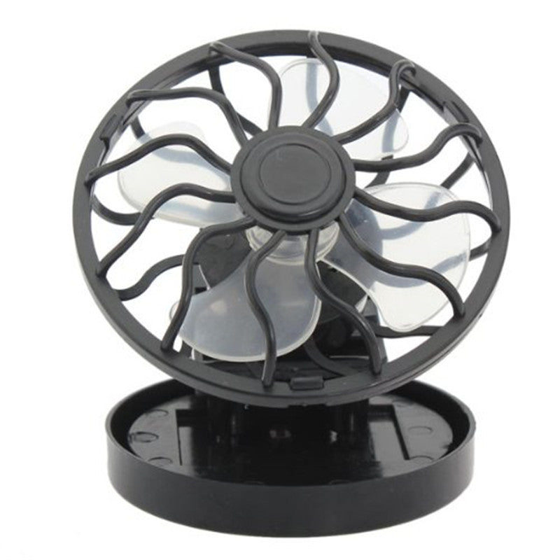 Clip-On Solar-Powered Portable Cooling Fan