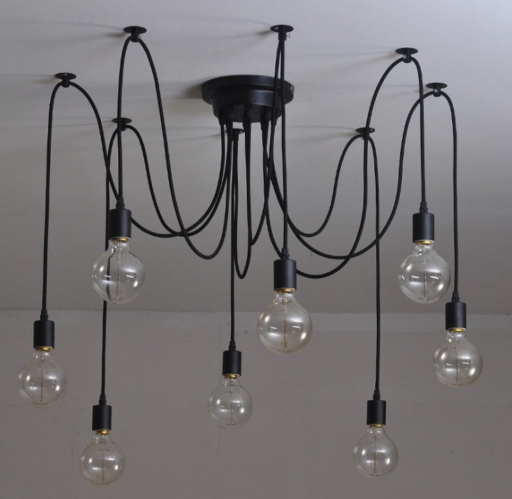 Industrial Iron Loft Wind Pendant Light