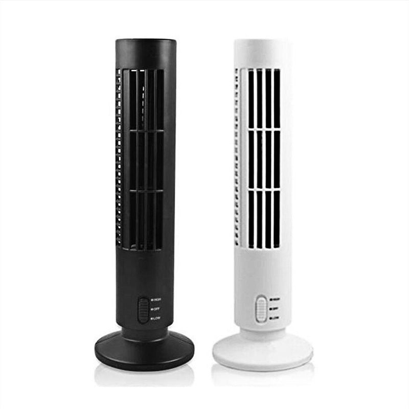 Bladeless USB Vertical Tower Mini Fan