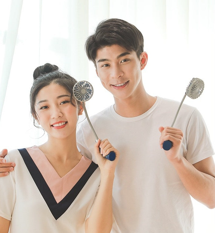 Removable hanging neck fan