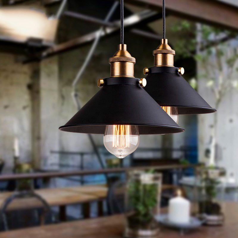 American Country LED Iron Chandelier Light