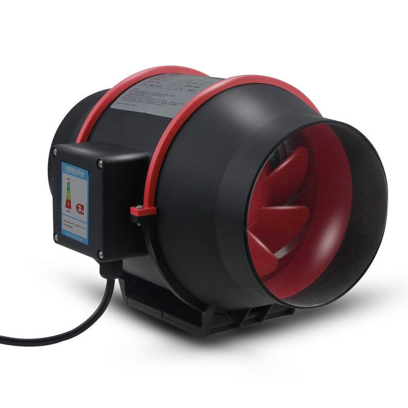 Round Pipe Black Outlet Fan