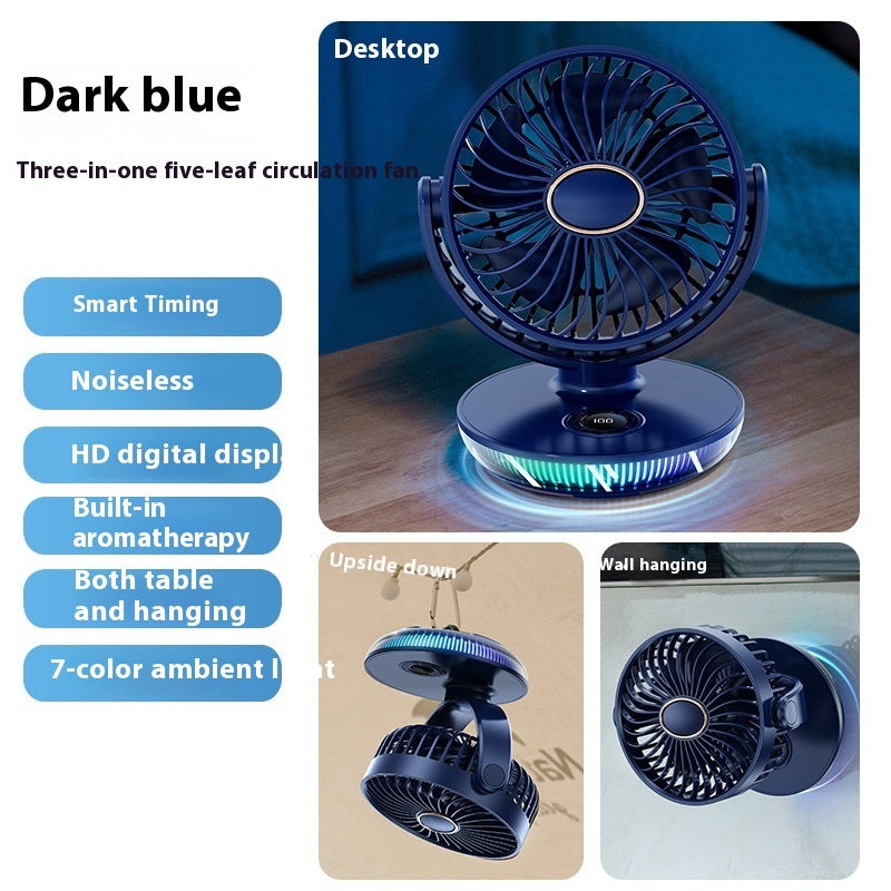 USB LED-Display Chic Desktop Mini Fan