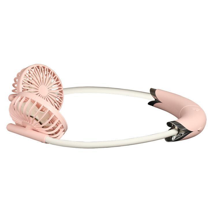 Removable hanging neck fan