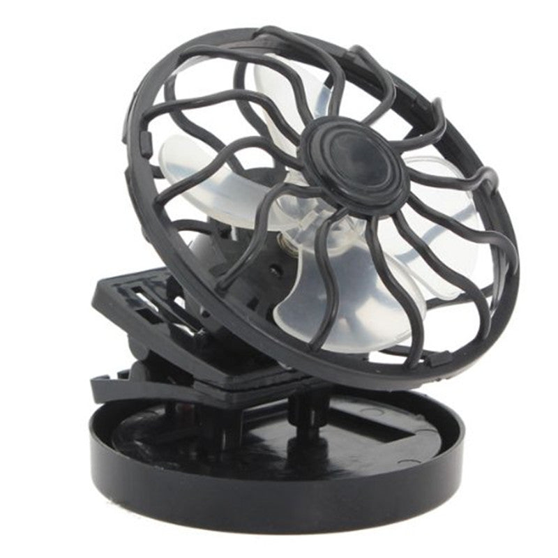 Clip-On Solar-Powered Portable Cooling Fan