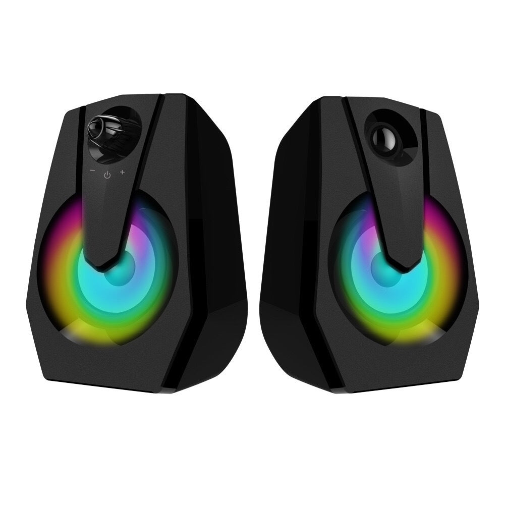 Colorful Dual-speaker Multimedia Computer Speaker Bass Stereo