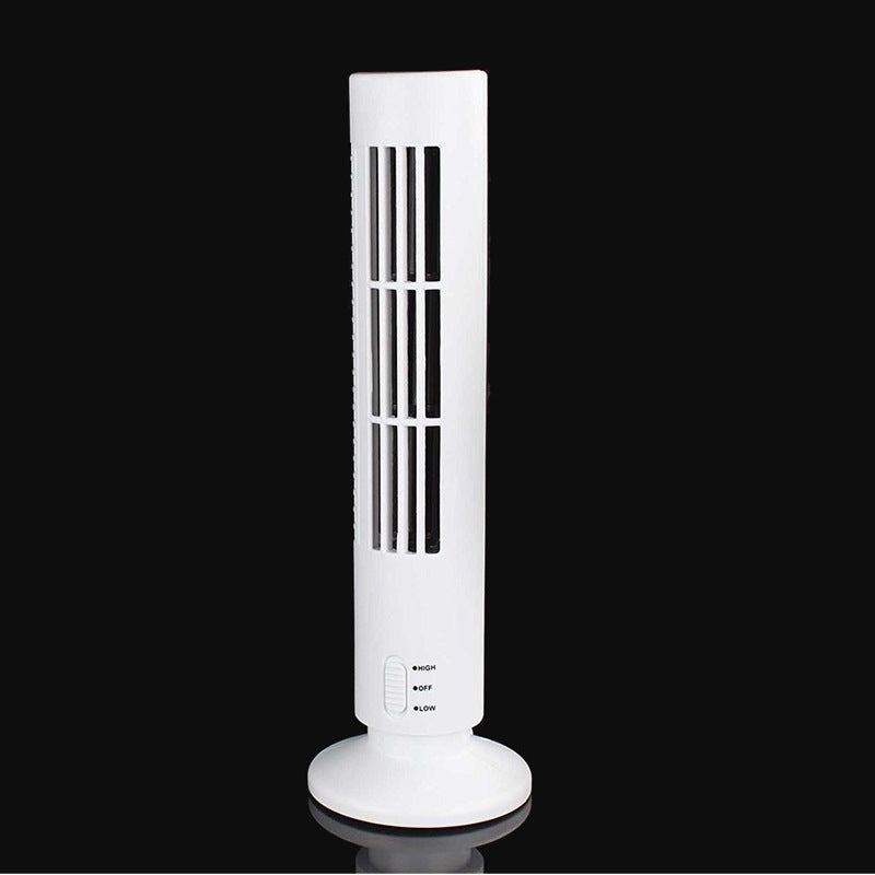Bladeless USB Vertical Tower Mini Fan