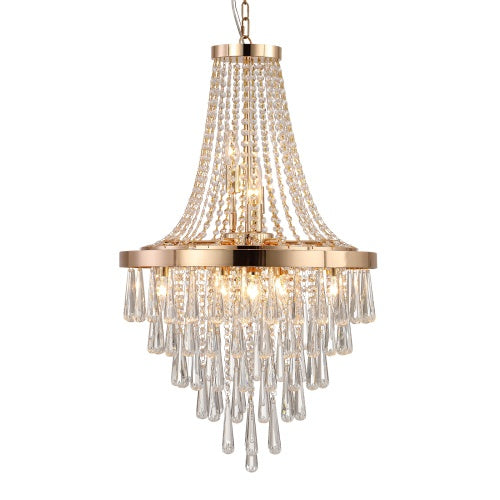 Modern Gold Luxury K9 Crystal Chandelier